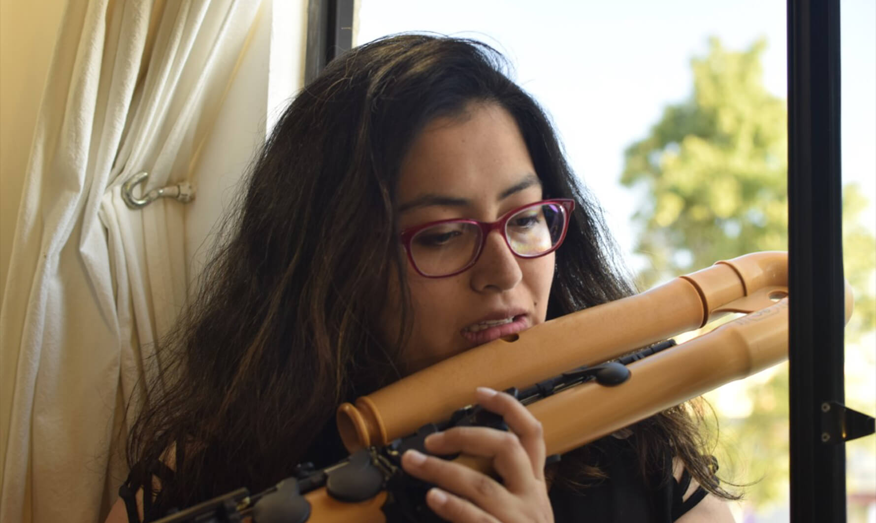 Laura Cubides, flauta, Colombia - Círculo Colombiano de Música Contemporánea