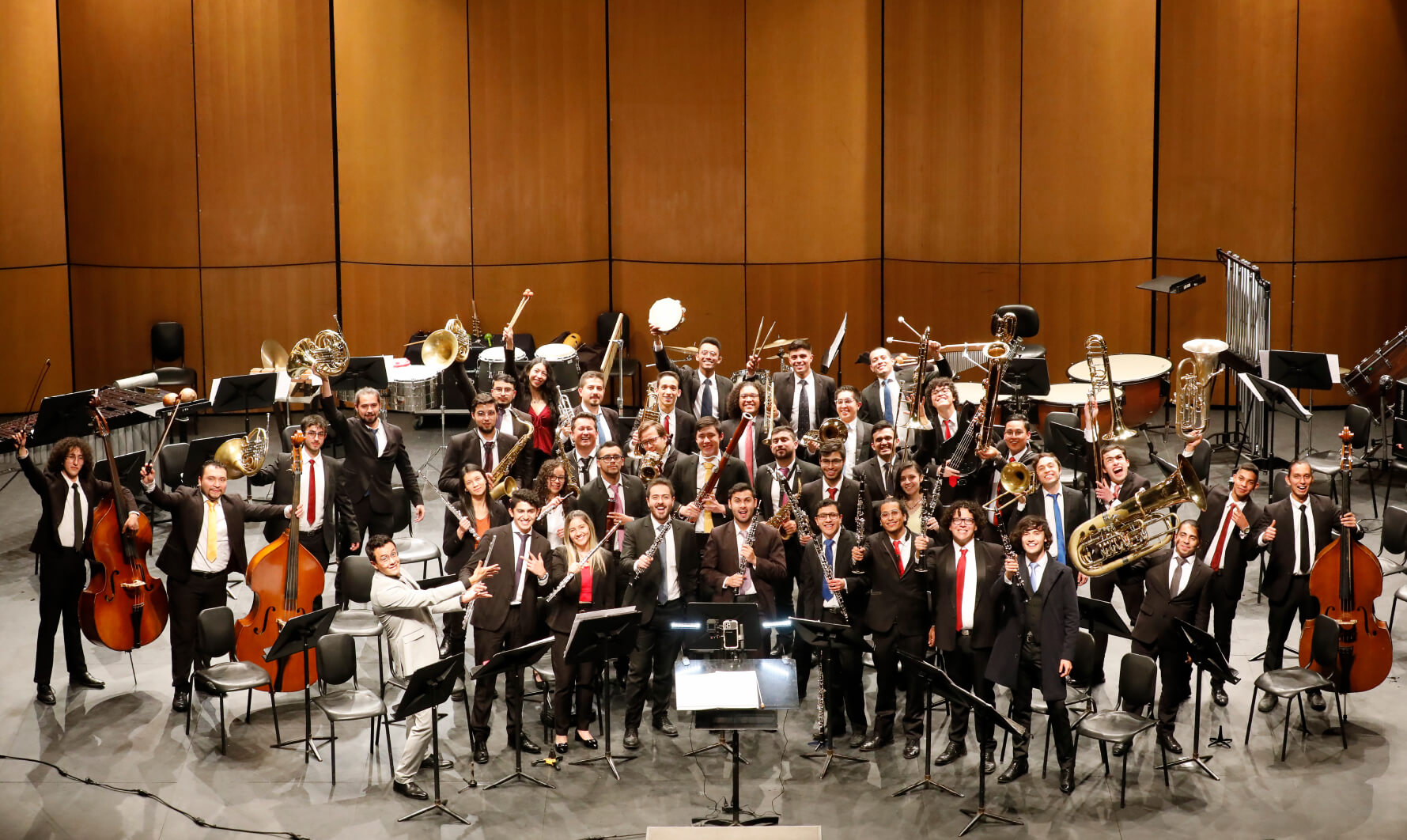 Ensamble de Saxofones y Ensamble de Metales de la Banda Filarmónica Juvenil