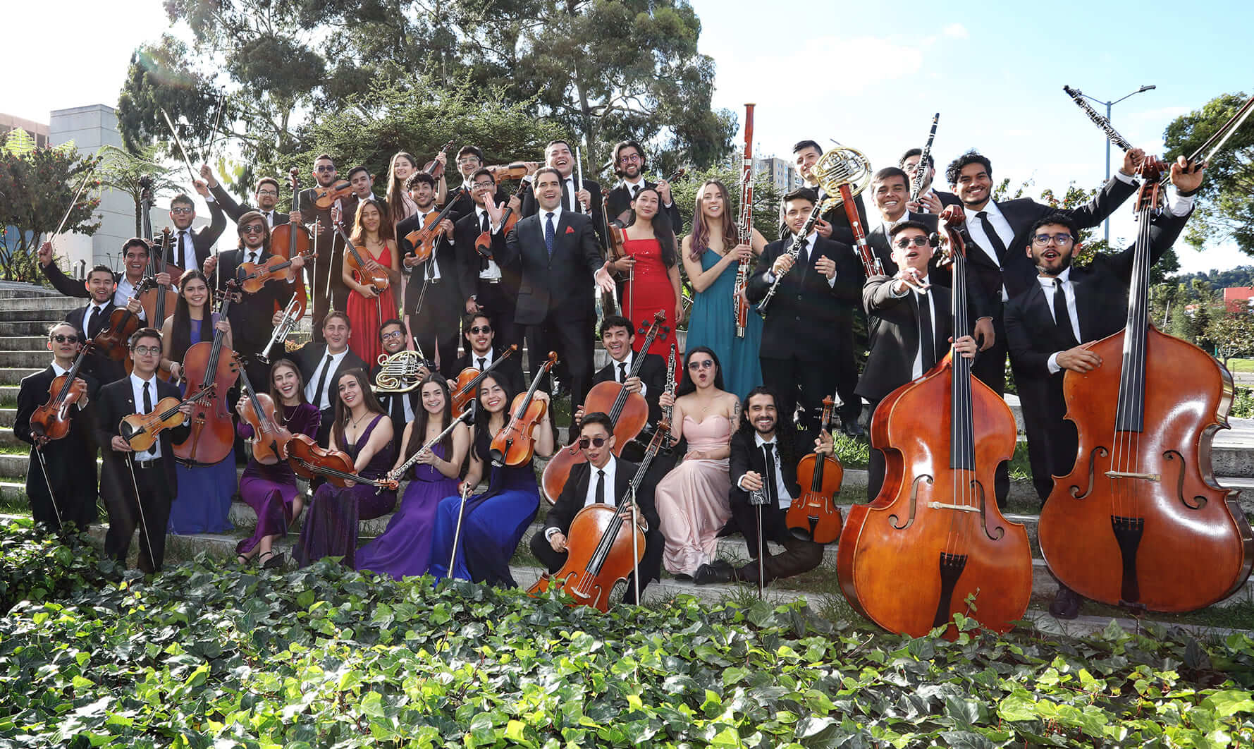 Orquesta Filarmónica Juvenil de la Orquesta Filarmónica de Bogotá. Director: Manuel López Gómez, Venezuela – Celebración del Día Nacional de Francia