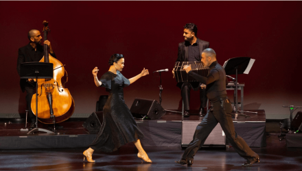 El baile en el distanciamiento de Iván Ovalle y Gina Medina  